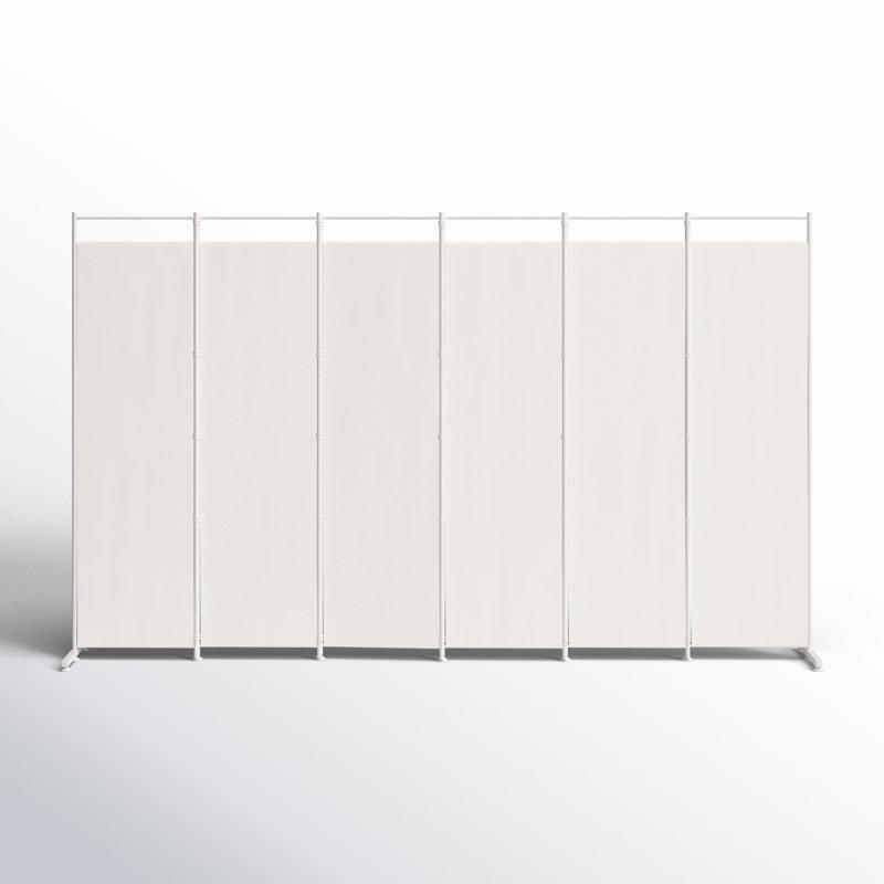 Gri Metal Polyester Katlanır Paravan - 305x183 cm - 321598