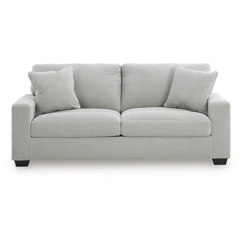 Gri Polyester 3 Kişilik Çıkarılabilir Minderli Bohem Koltuk - 216x97x102 cm - 279698