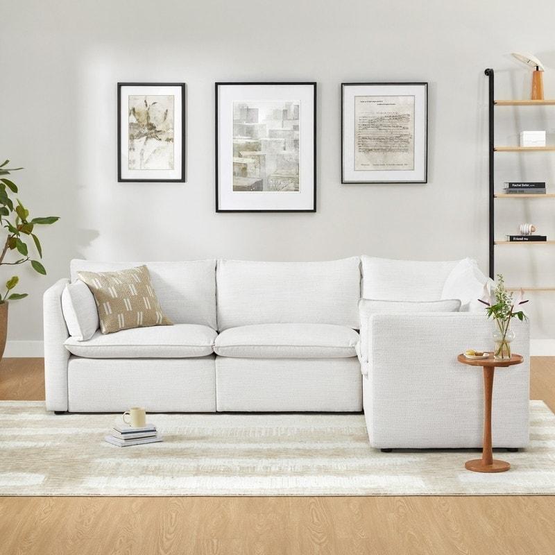 Gri Polyester Elektrikli Mekanizmalı Modüler Köşe Koltuk - 272 cm - 257676