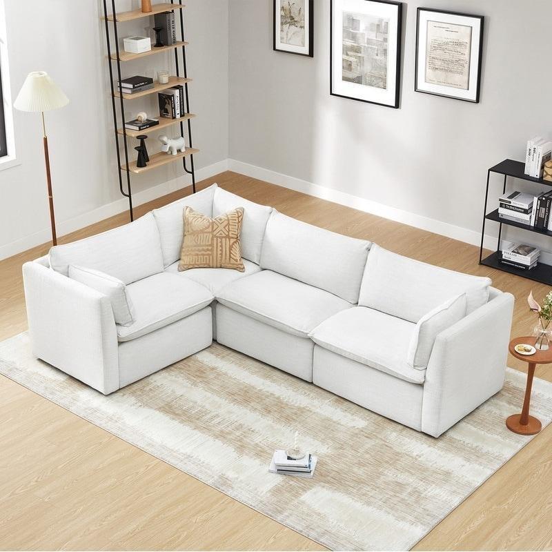 Gri Polyester Elektrikli Mekanizmalı Modüler Köşe Koltuk - 272 cm - 257676
