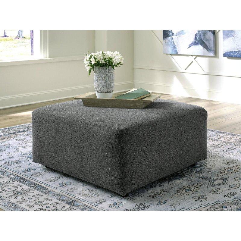 Gri Polyester Kumaş Puflu U Şeklinde 3 Parça Köşe Koltuk - 354x227 cm - 258535