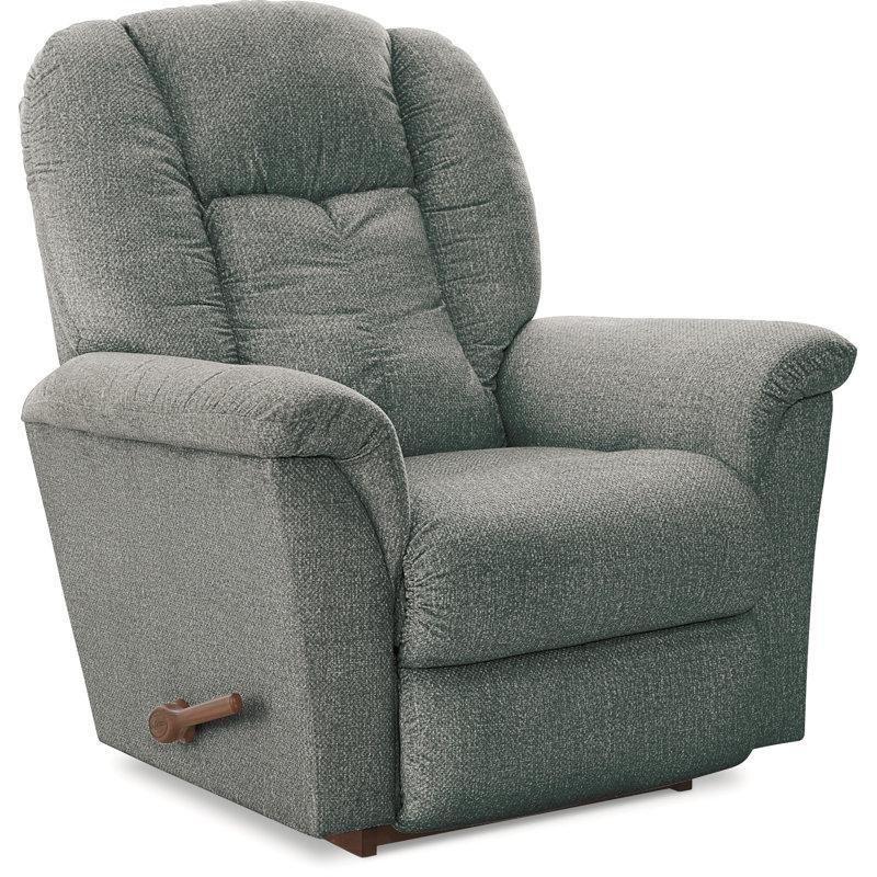 Gri Polyester Kumaş Sallanır Mekanizmalı Manuel Baba Koltuğu - 322363