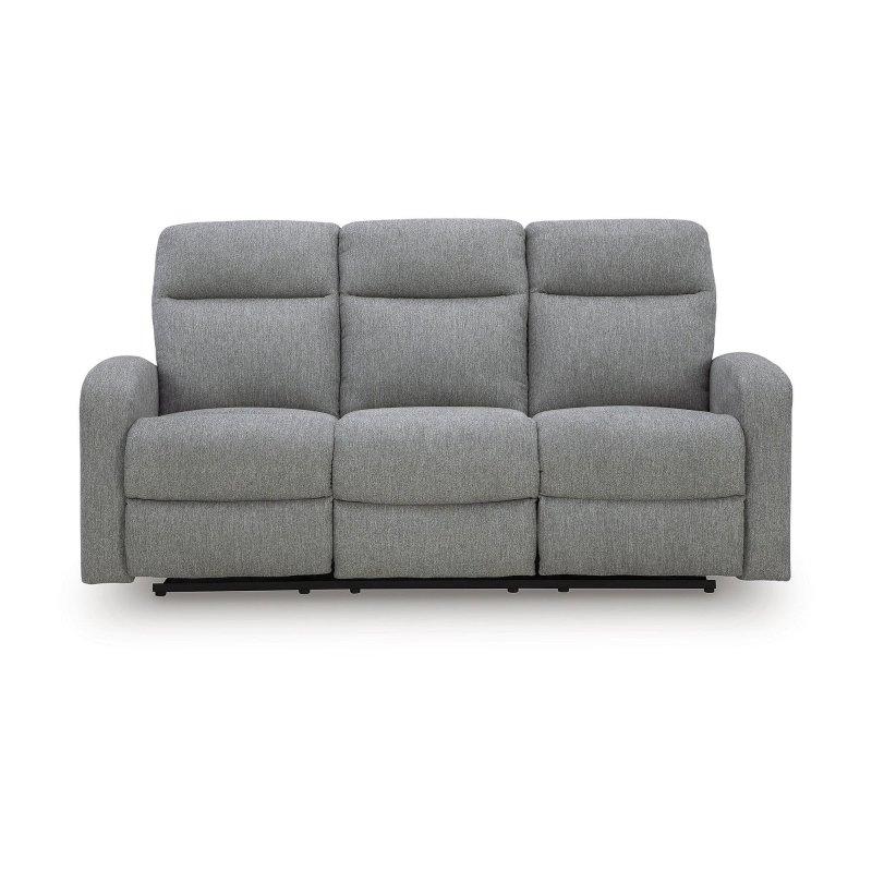 Gri Polyester Metal Manuel Yatar Mekanizmalı 3 Kişilik Bohem Koltuk - 194 cm - 285430