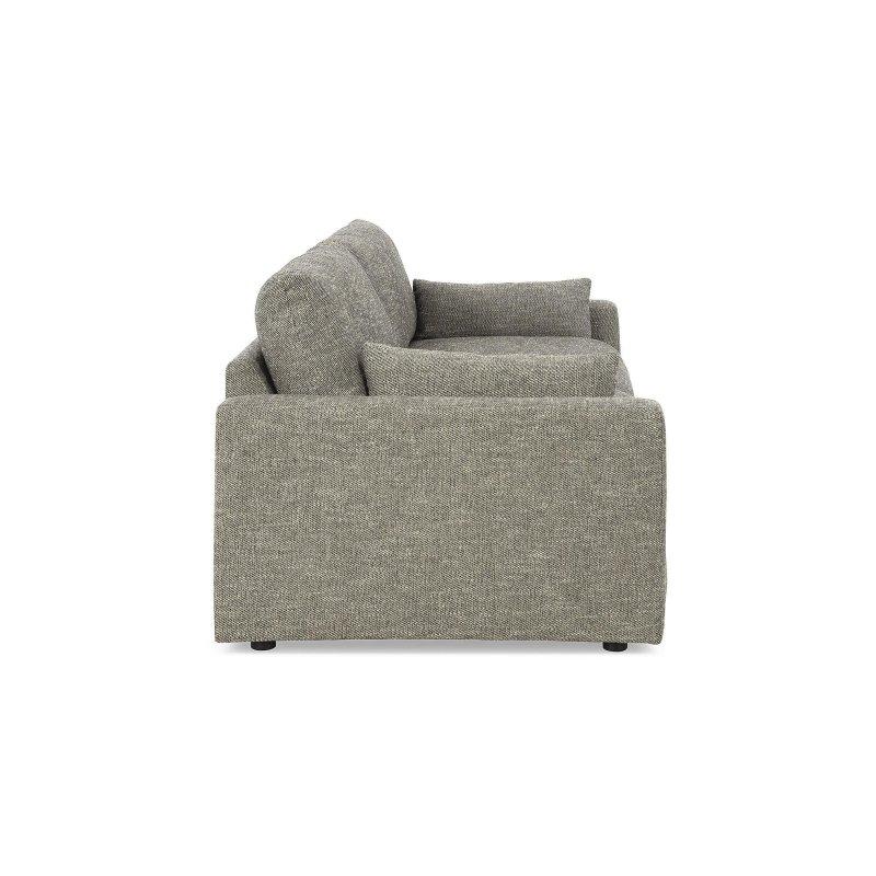 Gri Polyester Tüy Elyaf Dolgulu Çıkarılabilir Minderli Bohem Koltuk - 229x107 cm - 282760