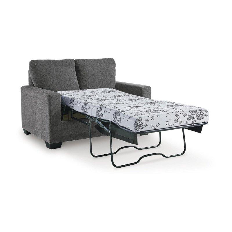 Gri Polyester Yataklı Kare Kollu Bohem Koltuk - 138x102x100 cm - 284721