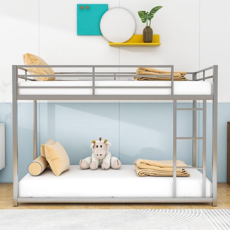 Gümüş Metal Dahili Merdivenli Ranza - 247817
