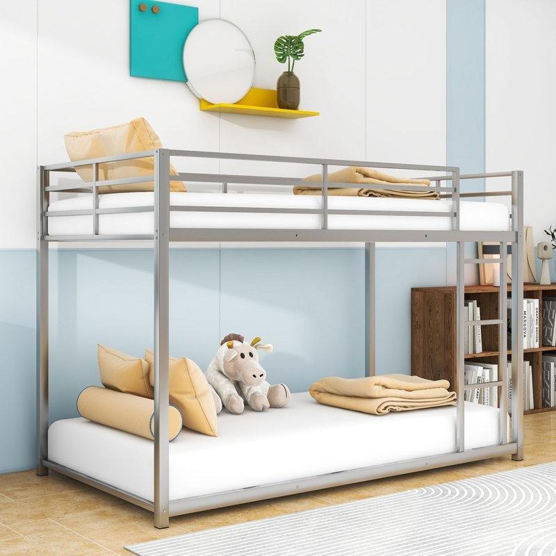 Gümüş Metal Dahili Merdivenli Ranza - 247817