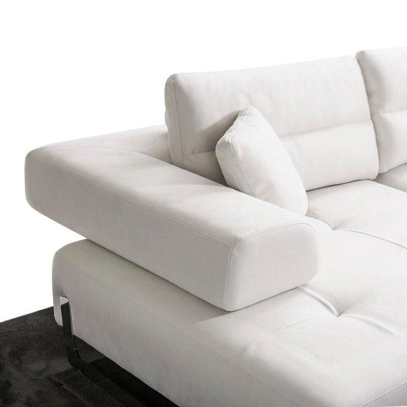 Gümüş Suni Süet Sürgülü Mekanizmalı Krom Ayaklı Bohem Koltuk - 280 cm - 287048