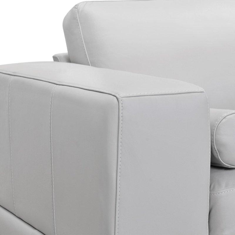 Hakiki Deri Ahşap Ayaklı Modern Bohem Koltuk - 239x98x86 cm - 291595