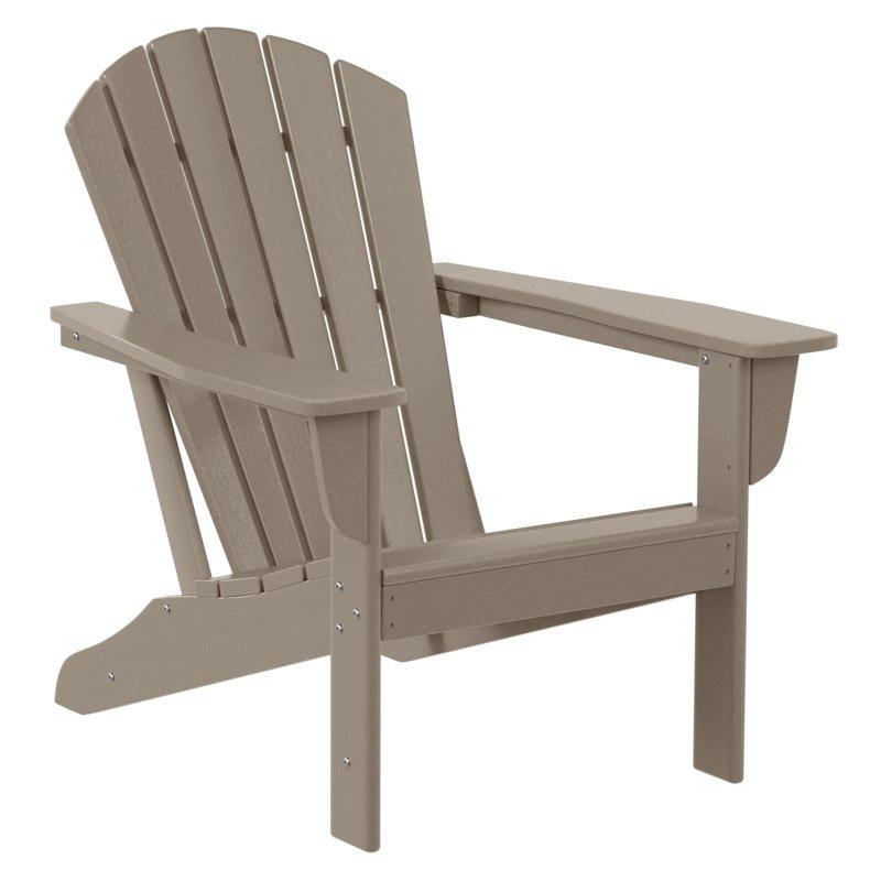 Hava Koşullarına Dayanıklı 5 Parça Adirondack Plastik Bahçe Takımı - 274046