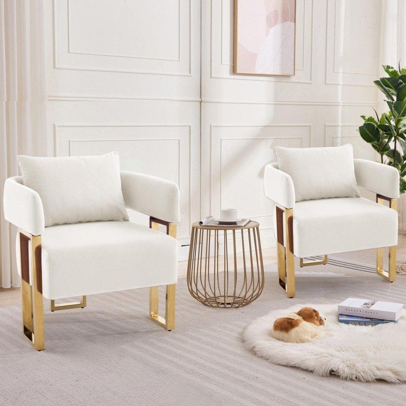Kadife Ahşap Gold Kare Ayaklı Bohem Koltuk - 291324