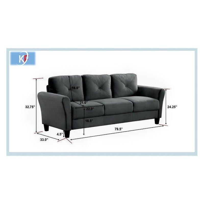 Kadife Kumaş Çıkarılabilir Minderli Üç Kişilik Bohem Koltuk - 196 cm - 280205