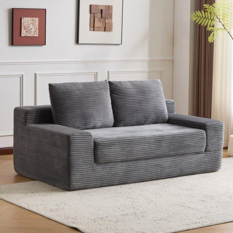 Kadife Kumaş Montaj Gerektirmeyen İki Kişilik Bohem Koltuk - 183x103 cm - 283545 Kadife Kumaş Montaj Gerektirmeyen İki Kişilik Bohem Koltuk - 183x103 cm - 283545
