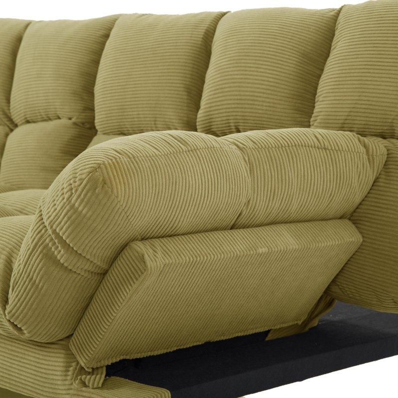 Kadife Metal Ayaklı Ayarlanabilir Sırtlı Yataklı Bohem Koltuk - 171 cm - 288498