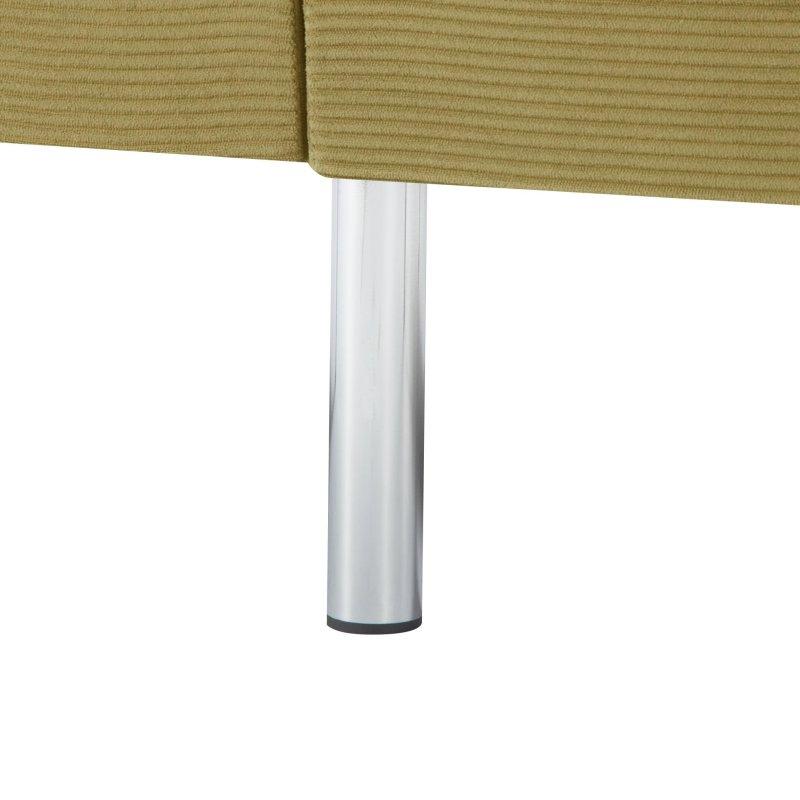 Kadife Metal Ayaklı Ayarlanabilir Sırtlı Yataklı Bohem Koltuk - 171 cm - 288498