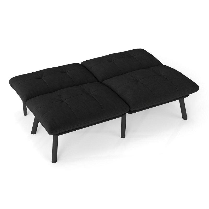 Kadife Metal Ayarlanabilir Sırtlı Yataklı Bohem Koltuk - 160 cm - 291765
