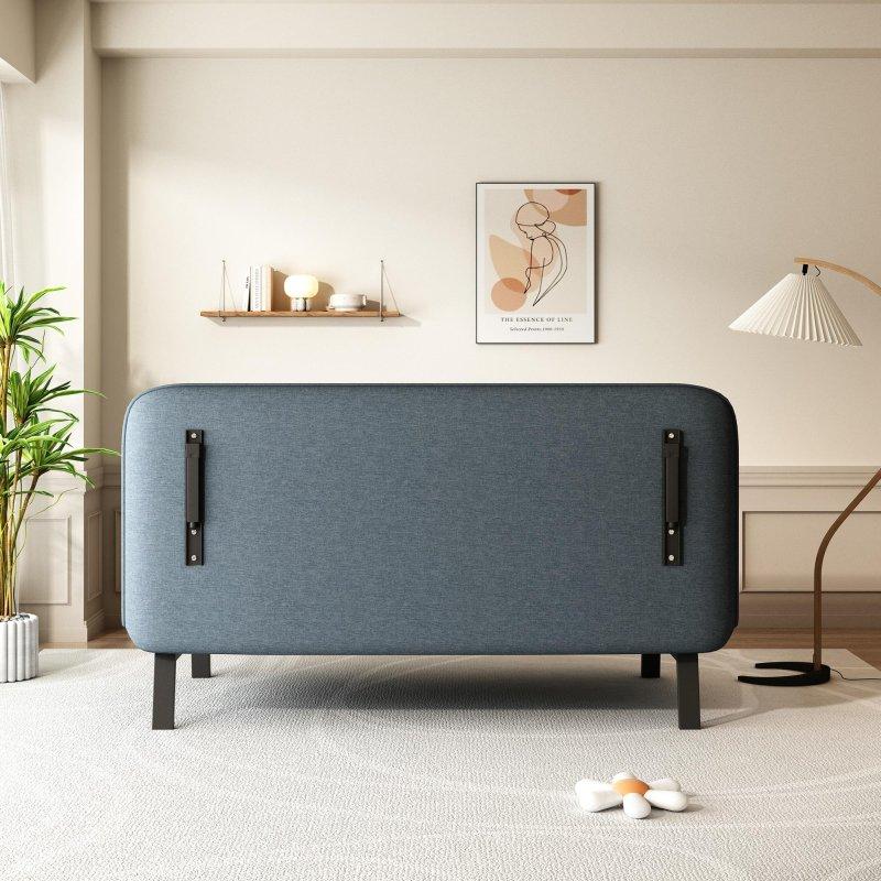 Kadife Yastık Kollu Yataklı Üçe Katlanır Bohem Koltuk - 291504