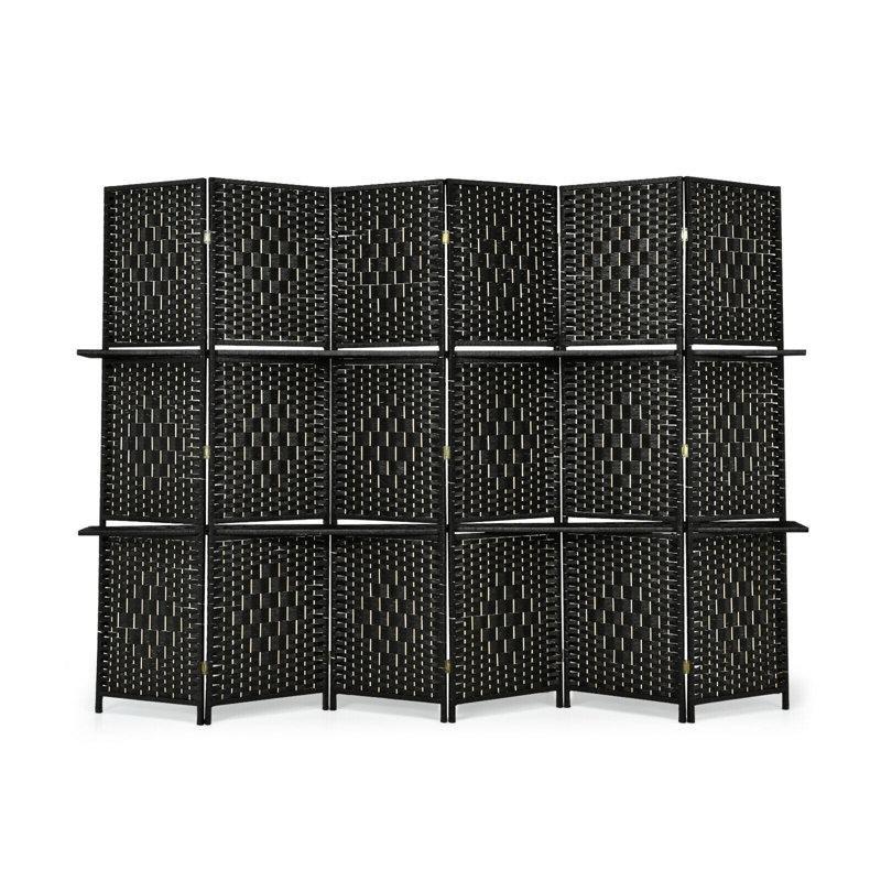 Kahve Siyah Kavak Masif Ahşap Katlanır 6 Panelli Paravan - 271x180 cm - 321139 Kahve Siyah Kavak Masif Ahşap Katlanır 6 Panelli Paravan - 271x180 cm - 321139