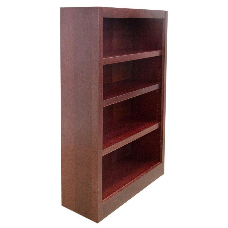 Kahverengi Ahşap 4 Raflı Kitaplık - 122x78 cm - 319150