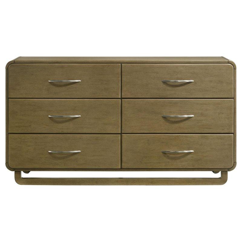 Kahverengi Ahşap 6 Çekmeceli Geniş Şifonyer - 163 cm - 307180