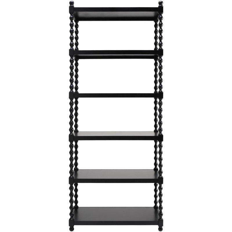 Kahverengi Ahşap 6 Raflı Açık Sırtlı Kitaplık - 188x77 cm - 314973