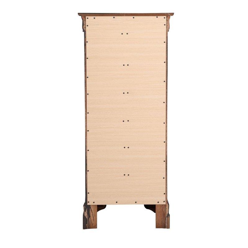 Kahverengi Ahşap 7 Çekmeceli Şifonyer - 130 cm - 309140