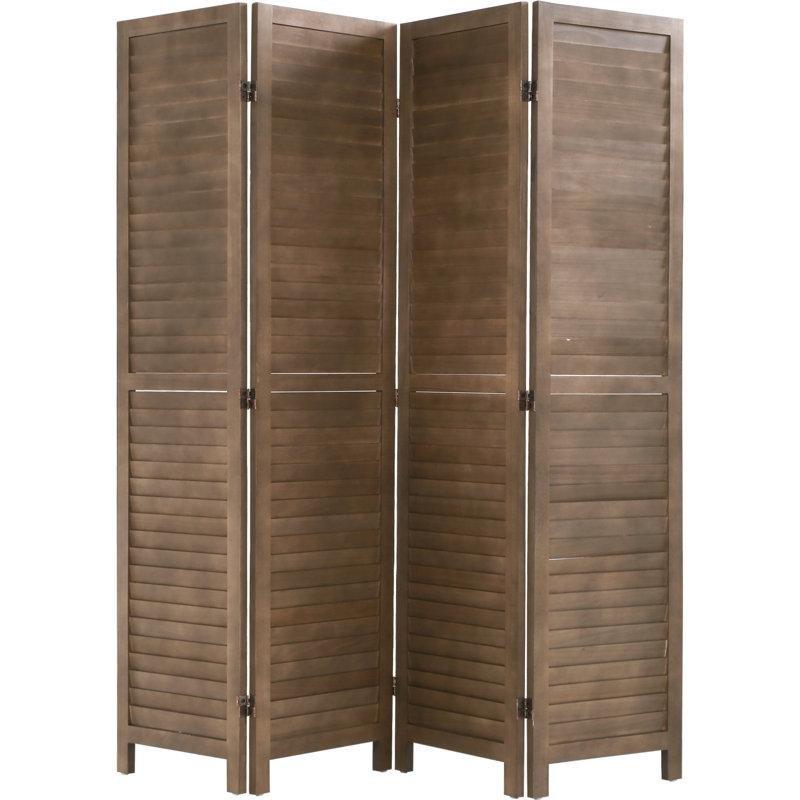 Kahverengi Ahşap Katlanır Portatif Paravan - 175x39 cm - 321378 Kahverengi Ahşap Katlanır Portatif Paravan - 175x39 cm - 321378