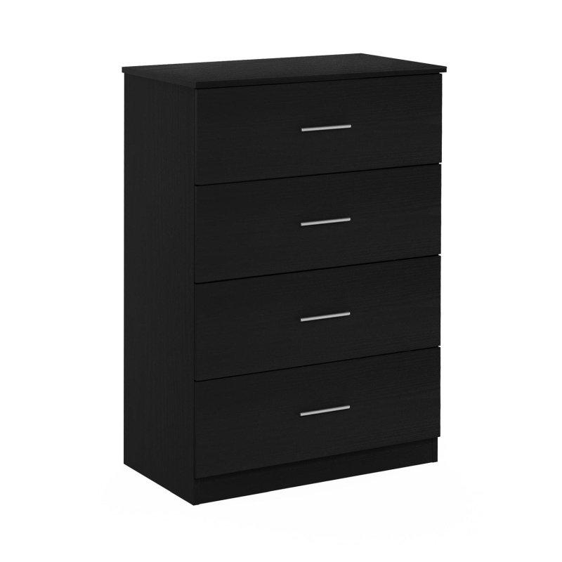 Kahverengi Ahşap Laminat 4 Çekmeceli Modern Şifonyer - 71x41x102 cm - 308452