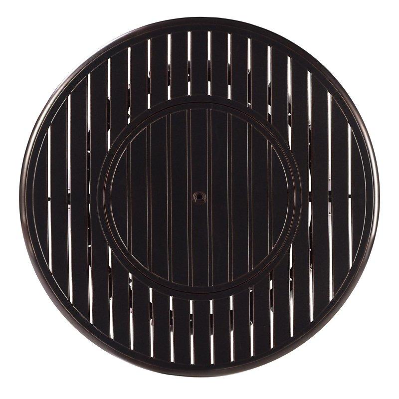 Kahverengi Alüminyum Ateş Çukurlu Döner ve Sallanır Koltuklu Bahçe Takımı - 112 cm - 271591