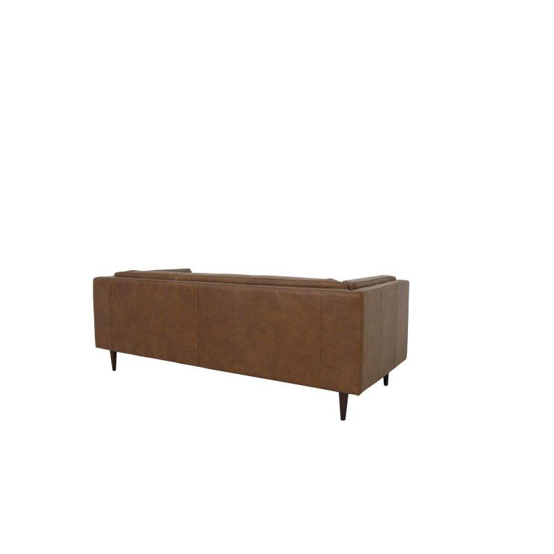 Kahverengi Hakiki Deri Üç Kişilik Yüzyıl Ortası Modern Bohem Koltuk - 219 cm - 288468 Kahverengi Hakiki Deri Üç Kişilik Yüzyıl Ortası Modern Bohem Koltuk - 219 cm - 288468