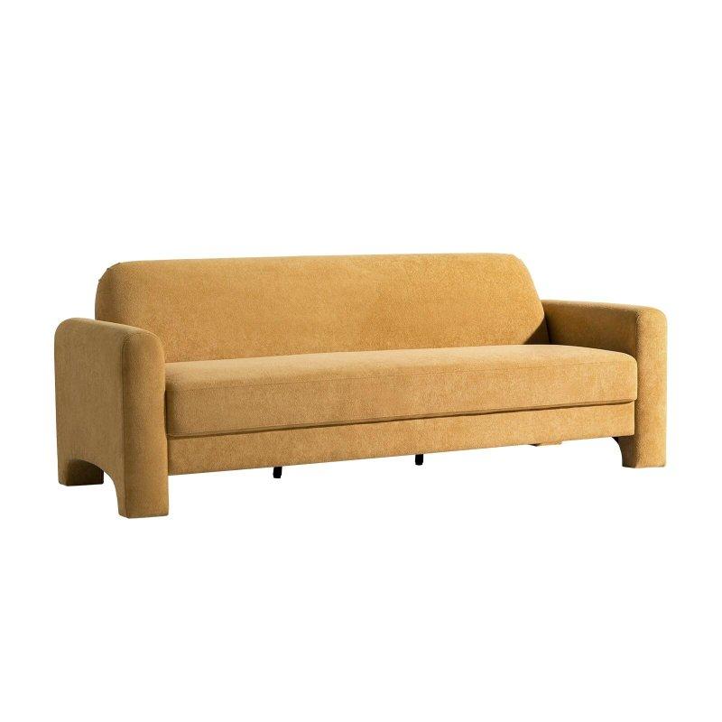 Kahverengi Kadife Masif Ahşap Kavisli Çıkarılabilir Minderli Bohem Koltuk - 214 cm - 278348 Kahverengi Kadife Masif Ahşap Kavisli Çıkarılabilir Minderli Bohem Koltuk - 214 cm - 278348