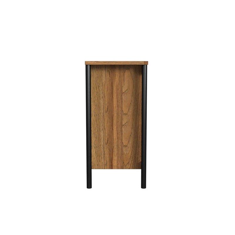 Kahverengi Kauçuk Ağacı ve Metal 6 Çekmeceli Şifonyer - 168 cm - 306690