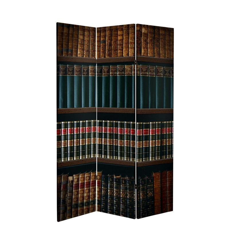 Kahverengi Masif Ahşap Katlanır Paravan - 181x120 cm - 320996