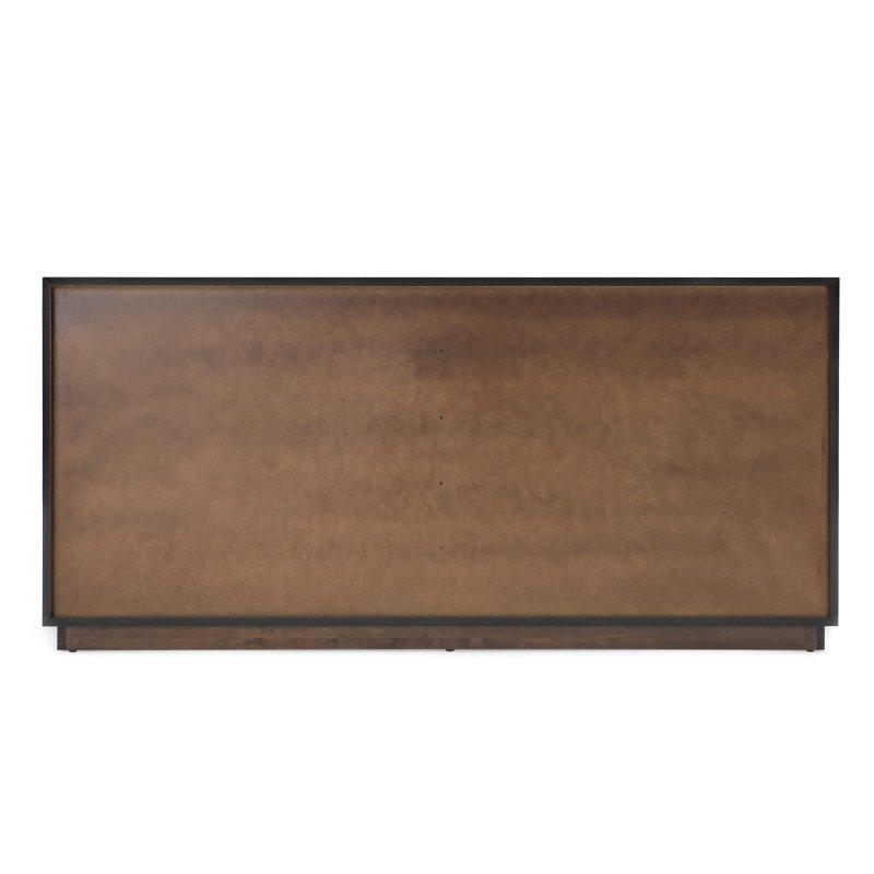 Kahverengi Masif Meşe ve MDF 6 Çekmeceli Gold Kulplu Şifonyer - 173x82x51 cm - 311290