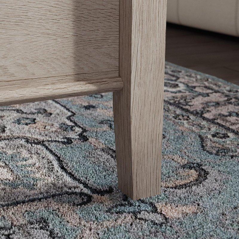Kahverengi MDF Asansörlü Çekmeceli Akıllı Sehpa - 92x92 cm - 253774
