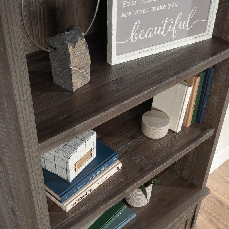 Kahverengi MDF Ayarlanabilir Raflı Kitaplık - 80x105 cm - 315427
