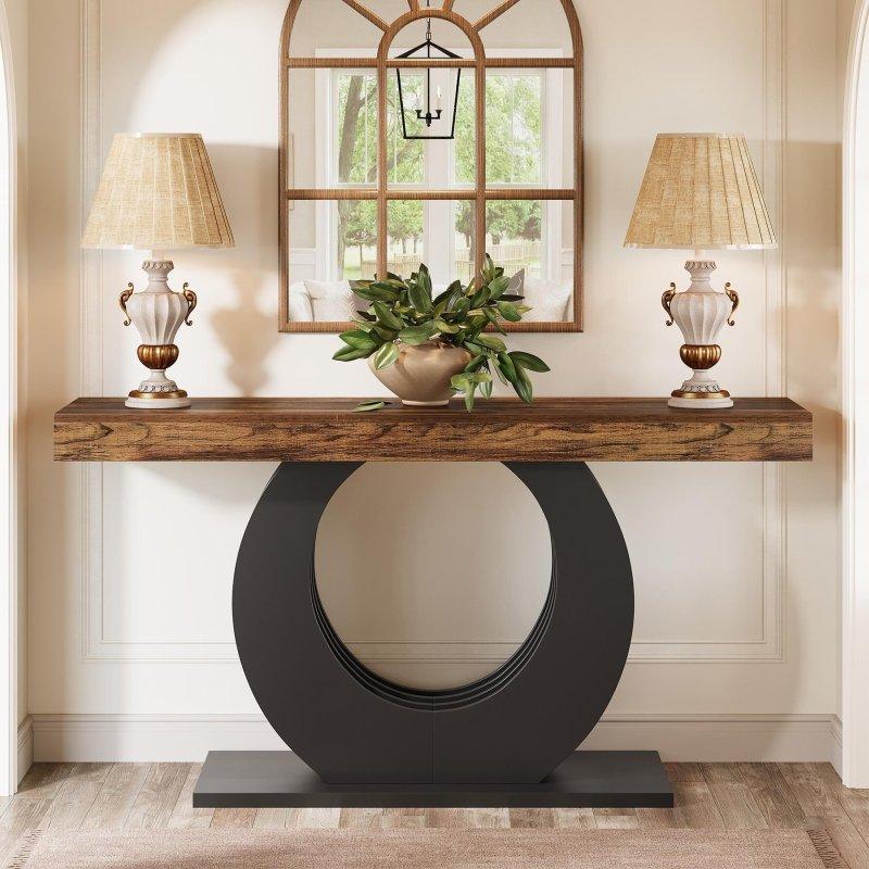 Kahverengi MDF Endüstriyel Yuvarlak Ayaklı Dresuar - 161 cm - 331316 Kahverengi MDF Endüstriyel Yuvarlak Ayaklı Dresuar - 161 cm - 331316