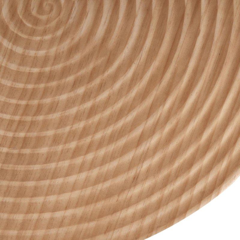 Kahverengi MDF Metal Ayaklı 2li Yuvarlak Orta Sehpa Seti - 80 cm - 240095