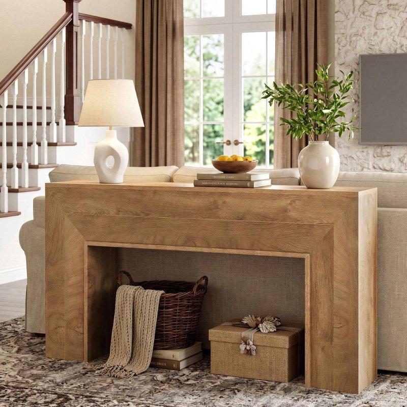 Kahverengi MDF Rustik Kır Evi Tarzı Dresuar - 160 cm - 331951