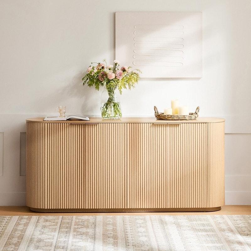 Kahverengi MDF Yarı Silindirik Sütunlu Bohem Konsol - 178 cm - 324856 Kahverengi MDF Yarı Silindirik Sütunlu Bohem Konsol - 178 cm - 324856