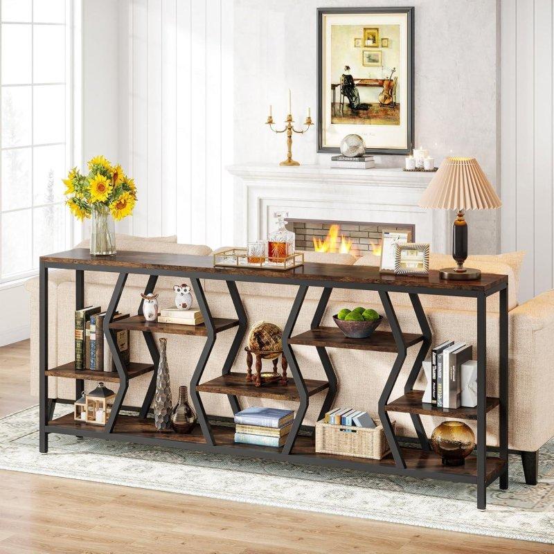 Kahverengi Metal Çerçeveli 4 Raflı Endüstriyel Dresuar - 181 cm - 330968 Kahverengi Metal Çerçeveli 4 Raflı Endüstriyel Dresuar - 181 cm - 330968