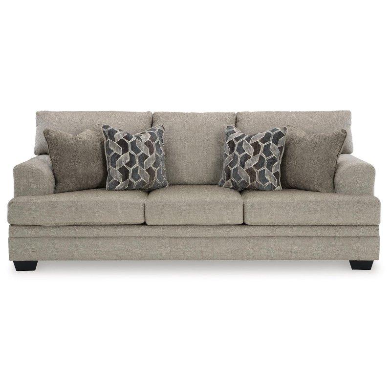 Kahverengi Polyester Platform Sistemli 3 Kişilik Bohem Koltuk - 234 cm - 280236