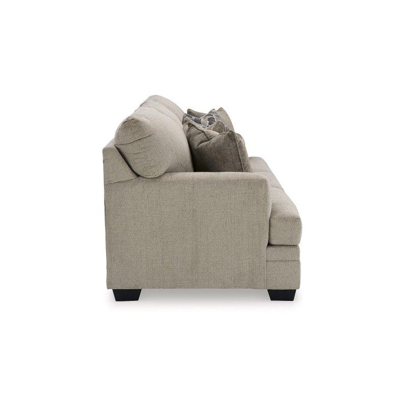 Kahverengi Polyester Platform Sistemli 3 Kişilik Bohem Koltuk - 234 cm - 280236