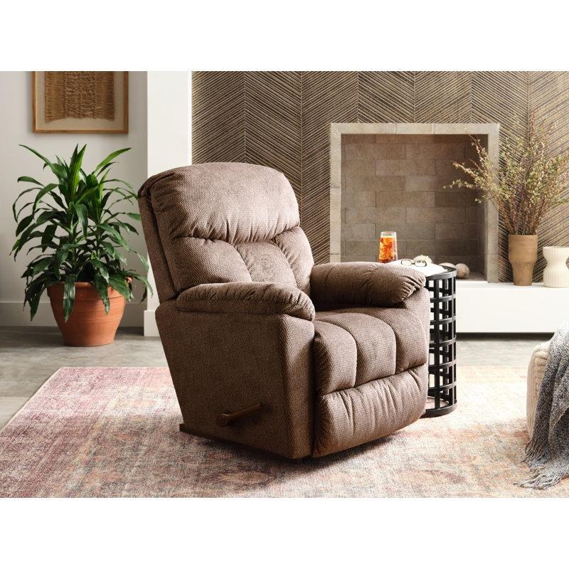 Kahverengi Polyester Sallanır Manuel Mekanizmalı Baba Koltuğu - 323451