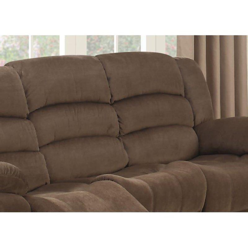 Kahverengi Polyester ve Ahşap Yatma Mekanizmalı Bohem Koltuk - 206x89x102 cm - 279287