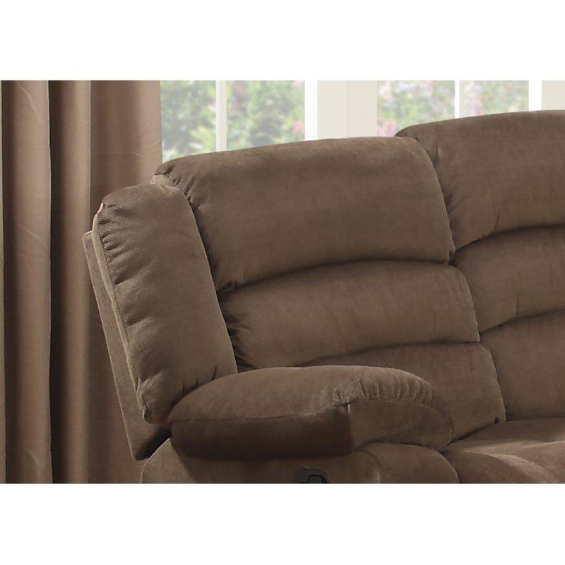 Kahverengi Polyester ve Ahşap Yatma Mekanizmalı Bohem Koltuk - 206x89x102 cm - 279287