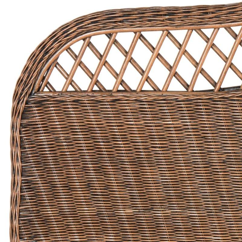 Kahverengi Rattan Dokuma Ahşap Yatak Başlığı - 141 cm - 334700