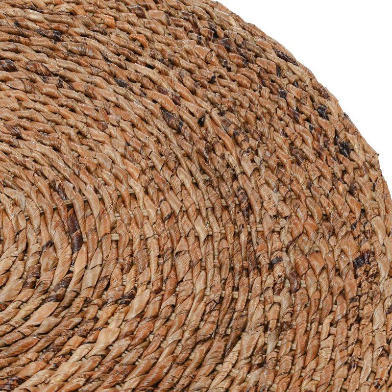 Kahverengi Rattan El Dokuması Tambur Tasarım Yuvarlak Orta Sehpa - 82x46 cm - 242995