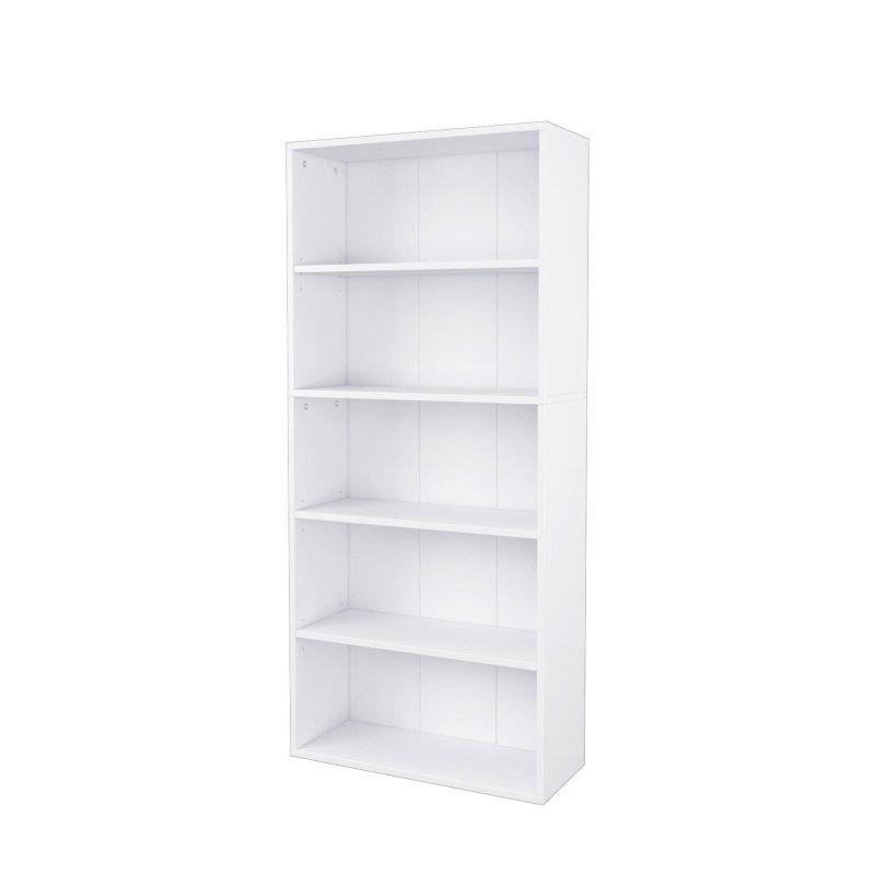 Kahverengi Sunta 5 Raflı Ayarlanabilir Dikey Kitaplık - 135 cm - 319024