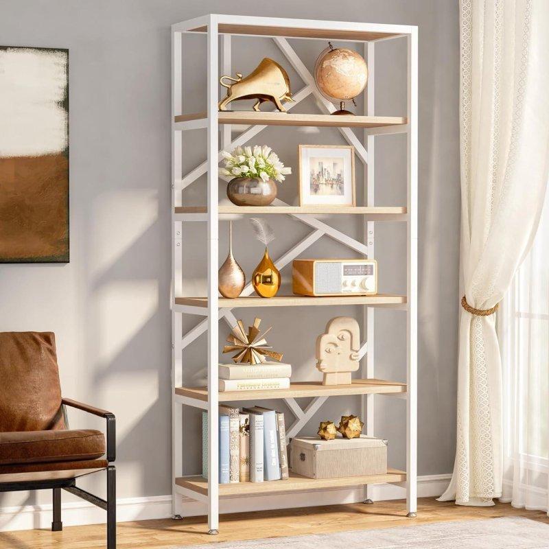Kahverengi ve Siyah Metal 6 Raflı Endüstriyel Kitaplık - 81x181 cm - 317622 Kahverengi ve Siyah Metal 6 Raflı Endüstriyel Kitaplık - 81x181 cm - 317622
